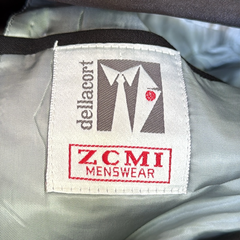 Nordstrom & ZCMI Delacort Classic Black Tuxedo Jacket, Pants & Tuxedo Shirt - Picture 9 of 15